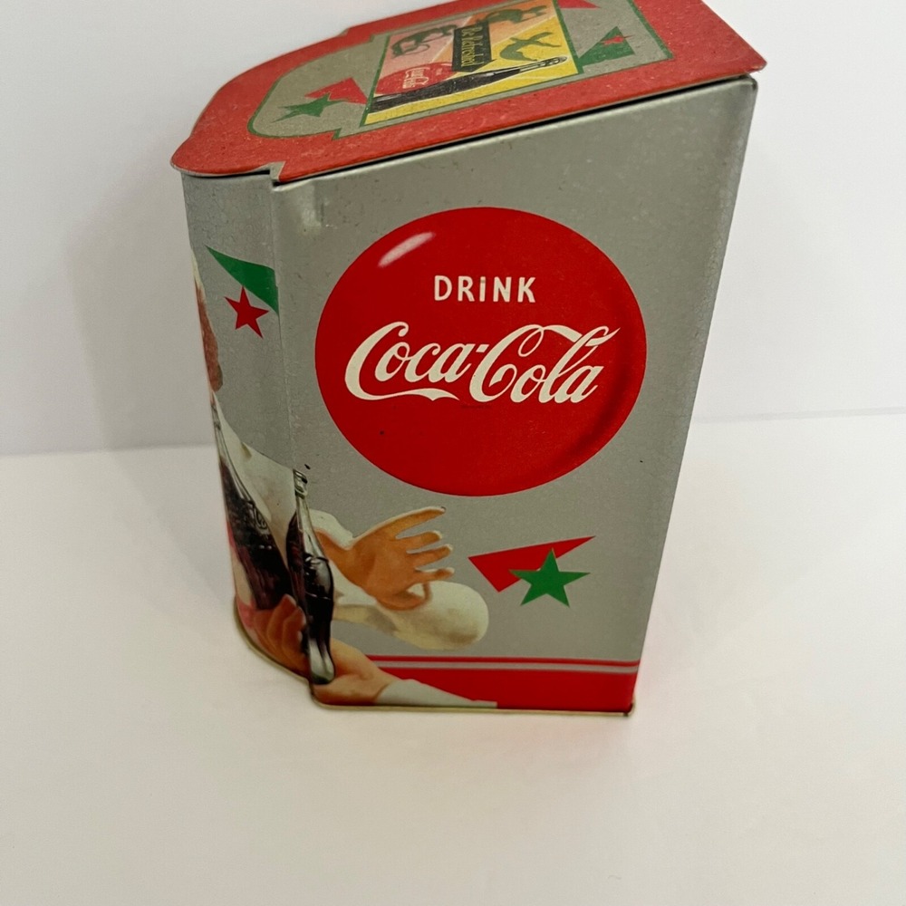 Vintage 1998 Coca-Cola Collectible Hinged Tin "Be Refreshed" Rare Bottle - Picture 3 of 8